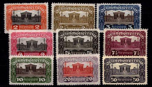 Österreich 284-292 postfrisch #DJJ06