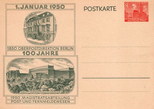 Berlin P 10 als Ganzsache ungebraucht #DJJ61