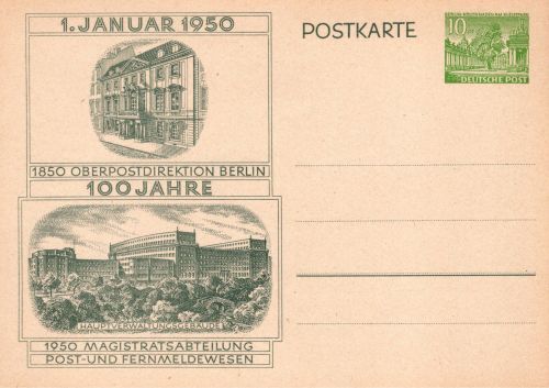 Berlin P 11 als Ganzsache ungebraucht #DJJ63