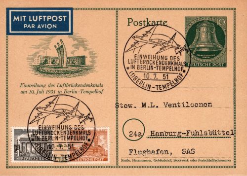 Berlin P 24 als Ganzsache mit Sonderstempel #DJJ69
