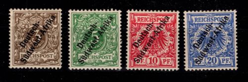 Deutsche Kolonien Südwestafrika 1-4 mit Falz #DIY68
