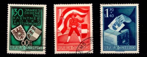 Österreich 952-954 gestempelt #DJK87