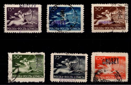 Polen 586-590 gestempelt #DJL67