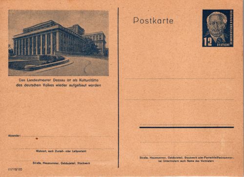 DDR P 47/06 als Ganzsache Bildpostkarte ungebraucht #DJM22