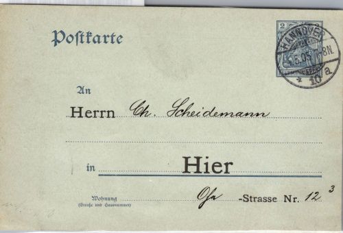 Deutsches Reich P 63 als Ganzsache mit privatem Zudruck #DJM34