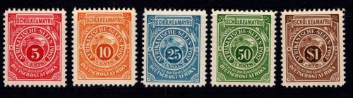 Deutsche Kolonien Ostafrika S Na a-S Na e postfrisch Schülke Marken #DIY88