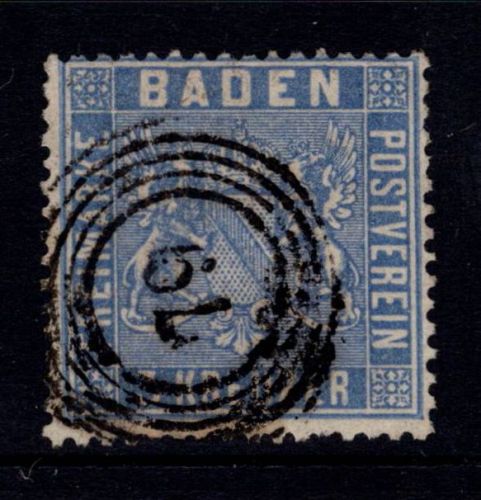 Baden 10 gestempelt leichte Mängel, Zahnverkürzung #DIY97