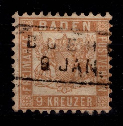 Baden 20 gestempelt #DIZ45