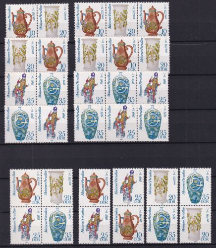 DDR 2667-2670 postfrisch alle Zusammendrucke #DJN28