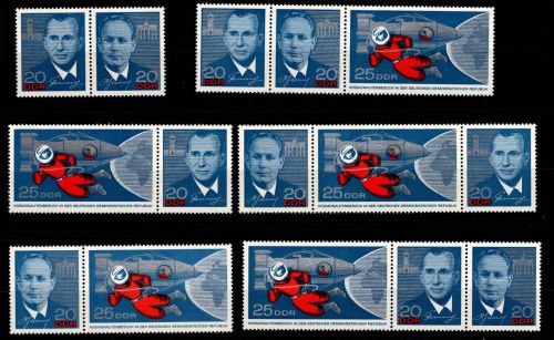 DDR 1138-1140 postfrisch alle Zusammendrucke #DJN40