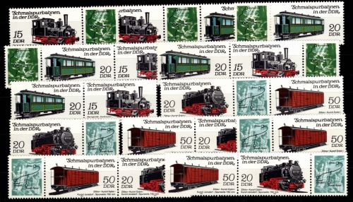 DDR 2792-2795 postfrisch alle Zusammendrucke #DJN70