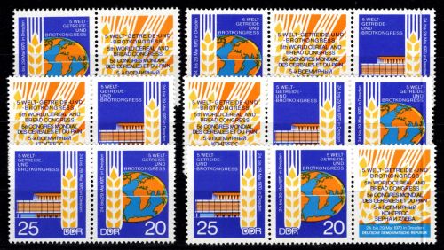 DDR 1575-1576 postfrisch alle Zusammendrucke #DJO24