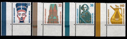 BRD Bund 1398-1401 Ecke 3 postfrisch Eckrand unten links #DJO98
