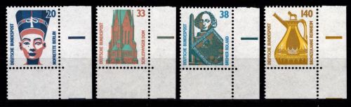 BRD Bund 1398-1401 Ecke 4 postfrisch Eckrand unten rechts #DJP03