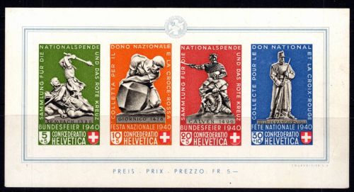 Schweiz Block 5 postfrisch #DJP37