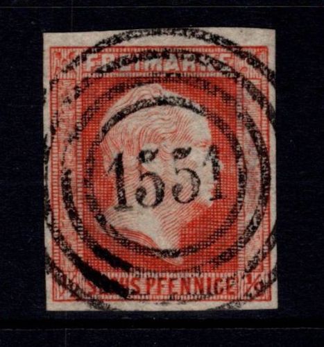Preußen 1 gestempelt N4 1551 "Vlotho" #DJW14