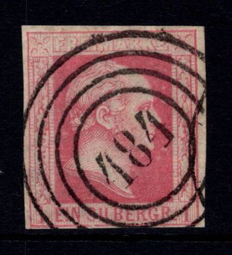 Preußen 6 gestempelt N4 484 "Geseke", tief geprüft Flemming BPP #DJW19