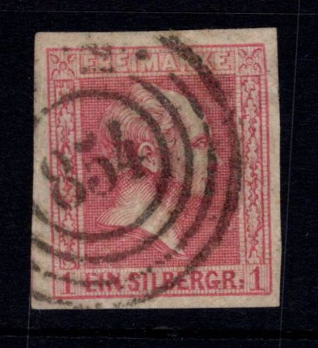 Preußen 6 gestempelt N4 854 "Limburg", signiert Kastaun #DJW21