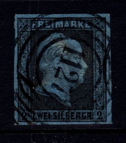 Preußen 3 gestempelt N4 1127 "Peckelsheim", signiert Kastaun #DJW44