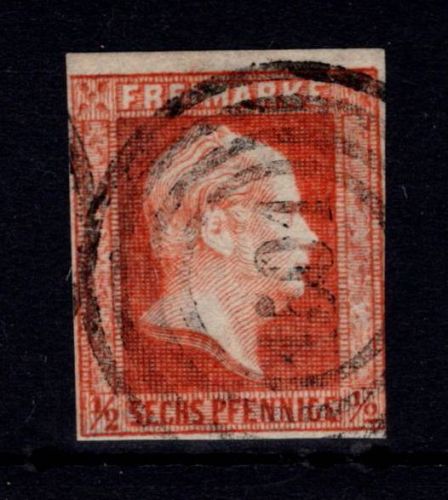 Preußen 1 gestempelt N4 1501 "Tirschtiegel", tiefst signiert Kastaun #DJY23