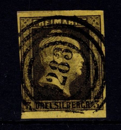 Preußen 4 gestempelt N4 1283 "Saalfeld", tiefst geprüft Kastaun BPP #DJY73