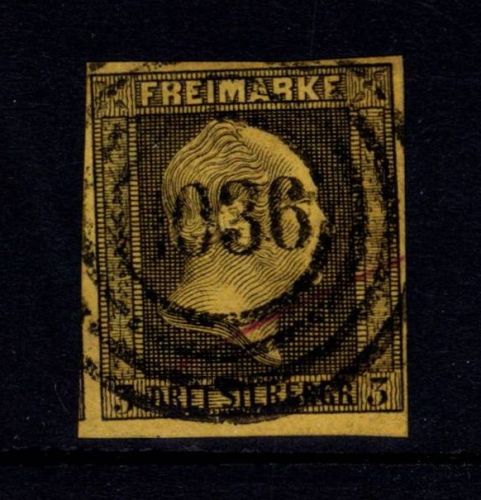 Preußen 4 gestempelt N4 1036 "Neustettin", tiefst geprüft Kastaun BPP #DJY90