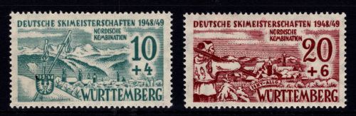 Fanzösische Zone Württemberg 38-39 postfrisch #DJA31