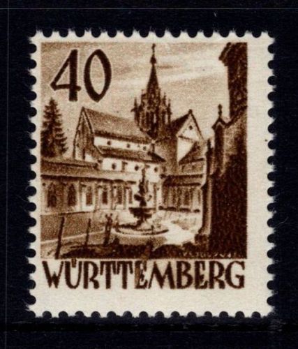 Fanzösische Zone Württemberg 35 postfrisch #DJA32