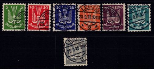 Deutsches Reich 344-350 gestempelt #DJA99