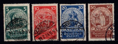 Deutsches Reich 351-354 gestempelt #DJB05