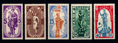 Danzig 276-280 postfrisch #DJB28