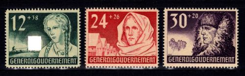 Generalgouvernement 56-58 postfrisch #DJC29