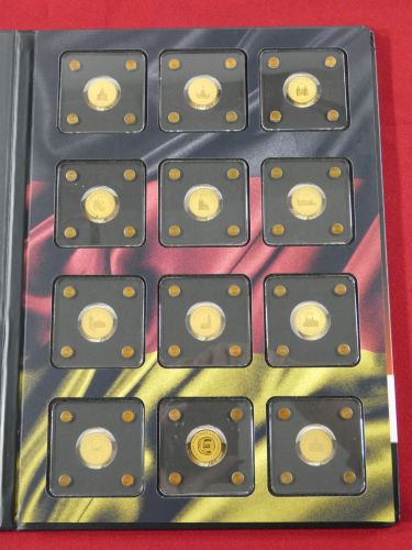 Partie von 12x Tschad 3000 Francs CFA, je 999er Gold 1/500 oz, siehe Text #EAA55