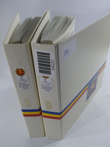 DDR ab 1949 ** besammelt in 2 Schwaneberger Vordrucken #AAC31