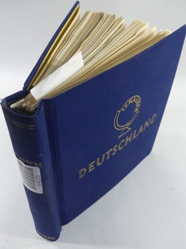 DDR ab 1949 gestempelt besammelt im Schaubek Vordruck #AAC33