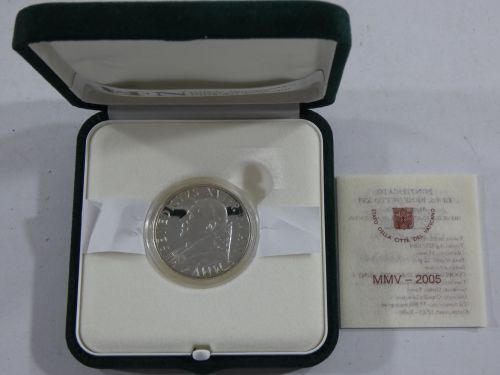Vatikan 10 Euro 2005 Papst Benedikt XVI. - in Box mit Zertifikat #EAB82