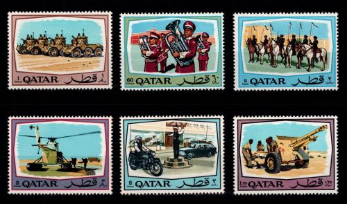 Qatar 379-384 postfrisch Polizei #OE768