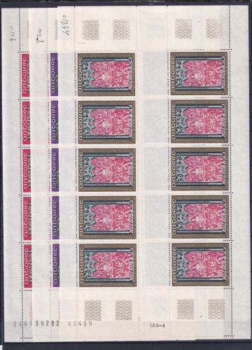 Andorra franz. 226-228 postfrisch als Kleinbögen #OE779