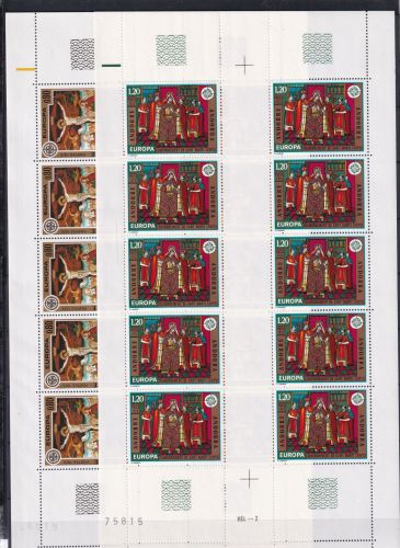 Andorra franz. 264-265 postfrisch als Kleinbögen #OE782