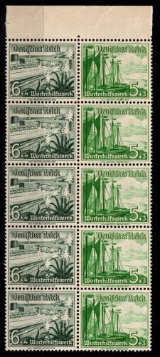 Deutsches Reich H-Blatt 109 B postfrisch aus MHB #DJT34