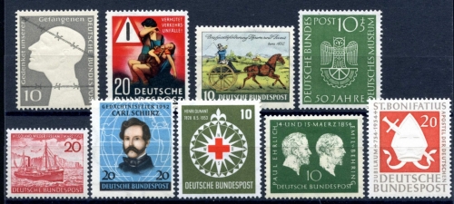 Bund Lot aus 1952-54 postfrisch #HC046