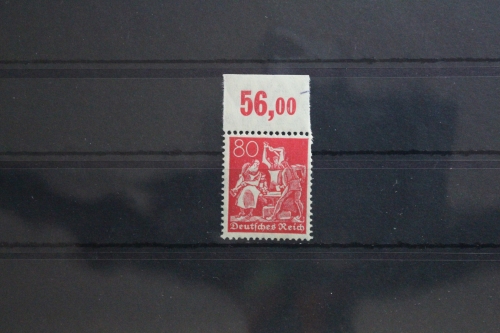 Deutsches Reich 166 A P postfrisch Oberrand #TH253