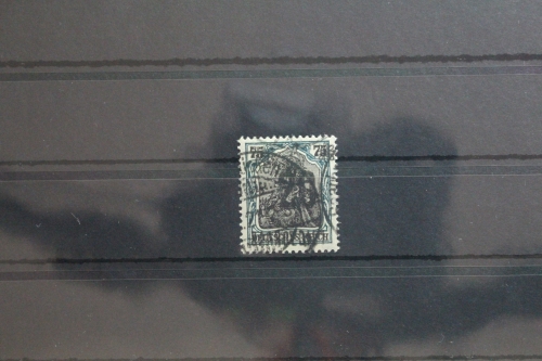 Saargebiet 50 gestempelt Vollstempel #SW894