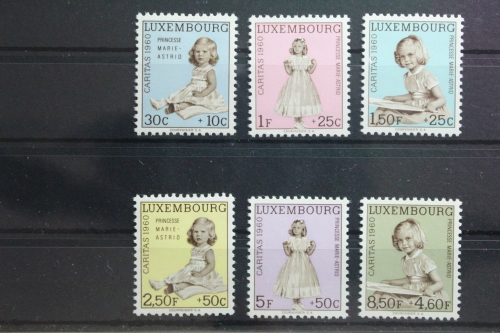 Luxemburg 631-636 postfrisch