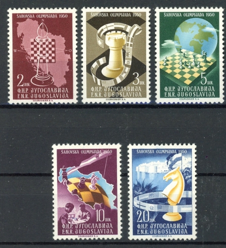 Jugoslawien 616-620 postfrisch