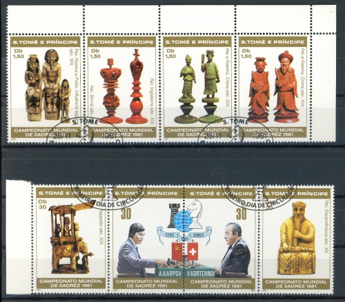 Sao Tome e Principe 703-10 gestempelt Schach #GI704