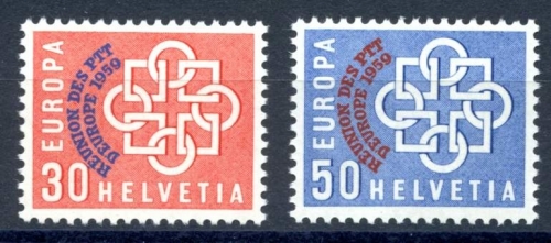 Schweiz 681-82 postfrisch #HE192
