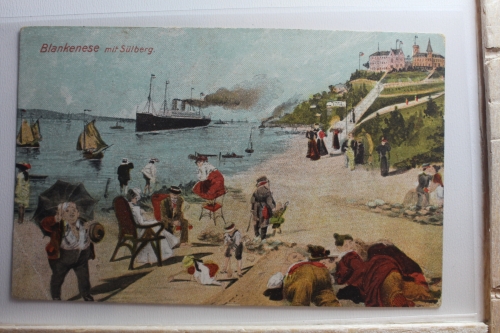 AK Hamburg-Blankenese Künstlerkarte ungebraucht #PG372