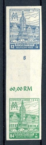 SBZ West-Sachsen S Zd 8 B Yb postfrisch