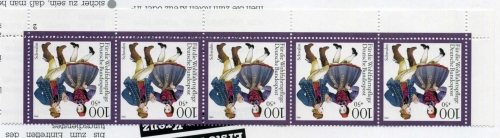 Bund Markenheft mit 1698 postfrisch Rotes Kreuz #HB053